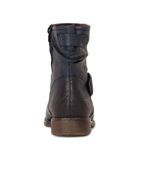Rieker Blue Danby Ankle Boots