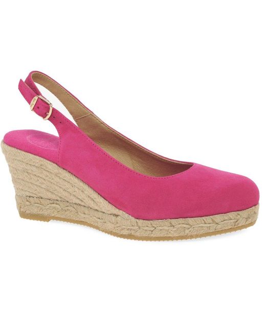 Toni Pons Pink Breman Espadrille Wedge Sandals