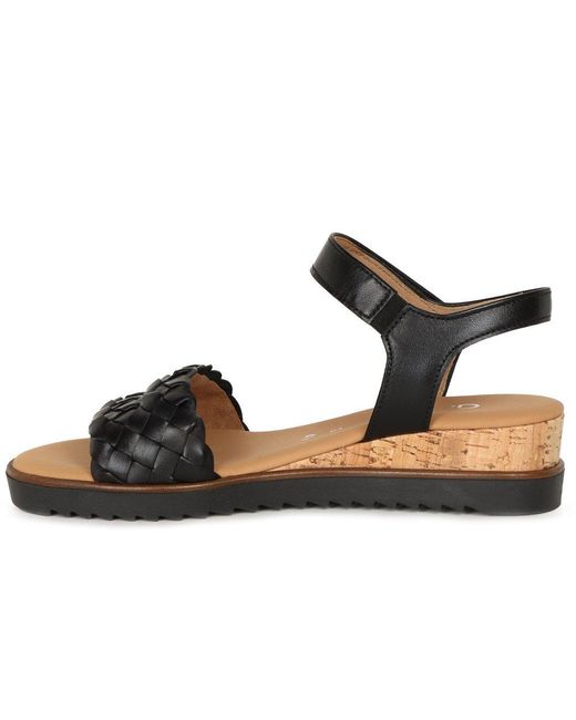 Gabor Black Rose Sandals