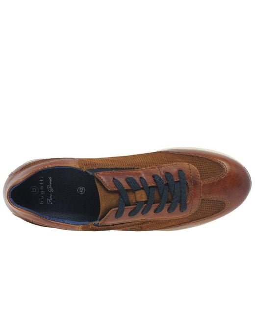 Bugatti Brown Torre Trainers for men
