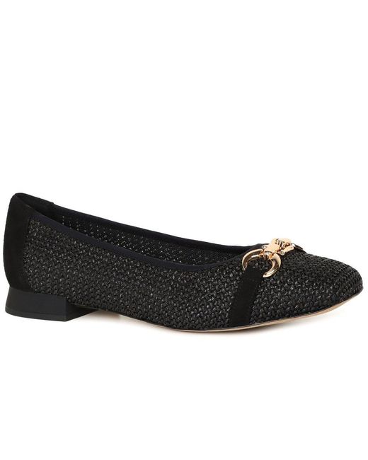 Caprice Black Tour Ballet Pumps