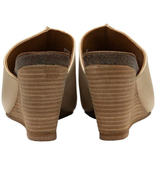 Ravel Brown Corby Wedge Sandals