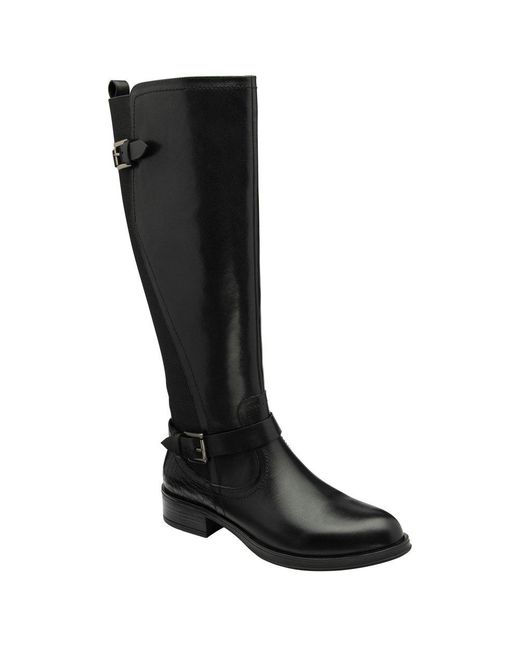 Ravel Black Eildon Knee High Boots