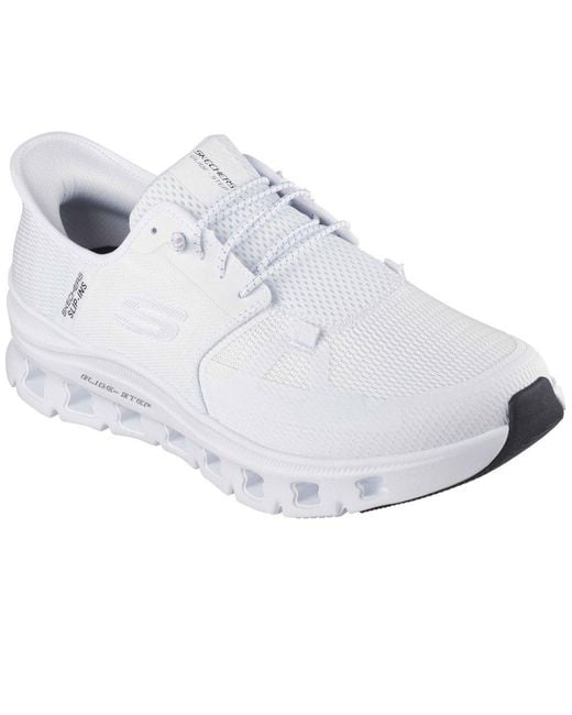 Skechers White Glide-Step Pro Trainers for men