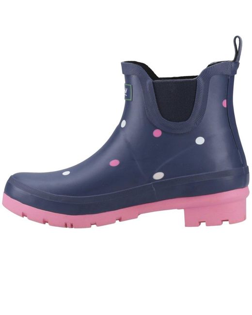 Cotswold Blue Clarence Ankle Wellingtons