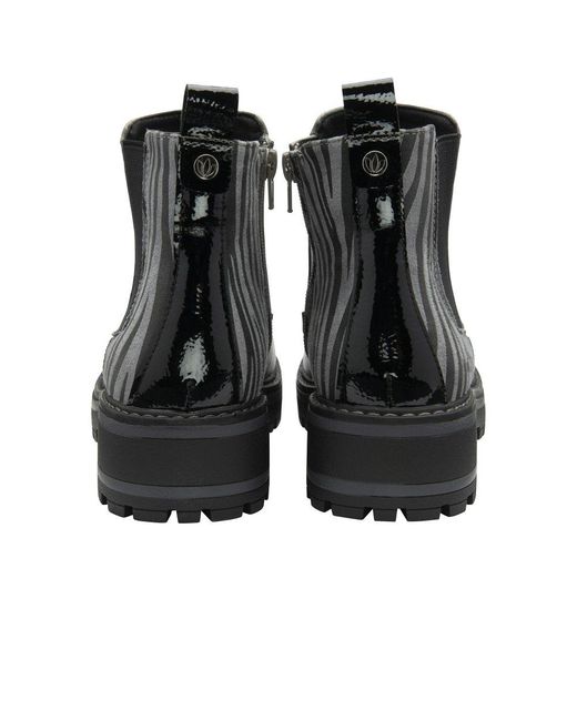 Lotus Black Prescott Ankle Boots