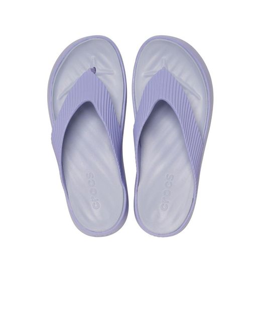 CROCSTM Blue Getaway Platform Flip Toe Post Sandals