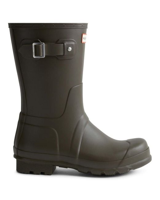 Hunter Green Original Short Wellingtons for men