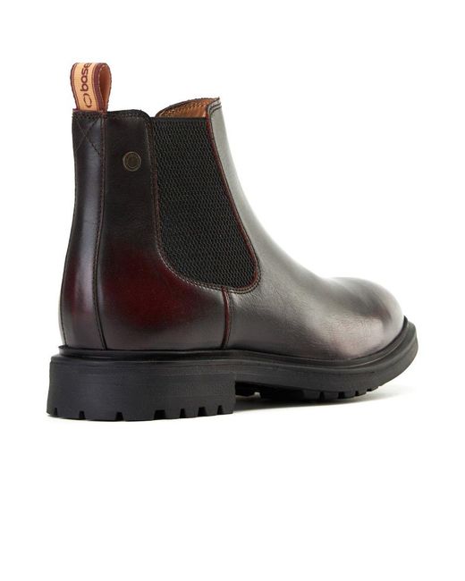 Base London Black Roebuck Chelsea Boots for men