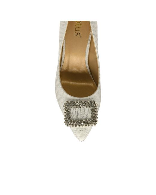 Lotus Metallic Petunia Court Shoes