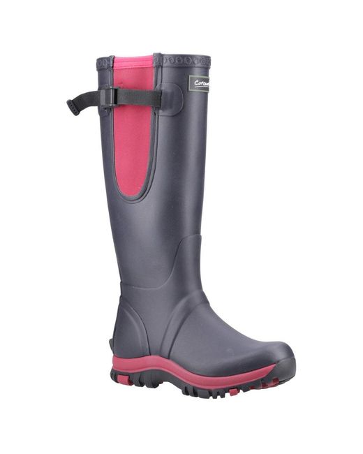 Cotswold Purple Milton Wellingtons