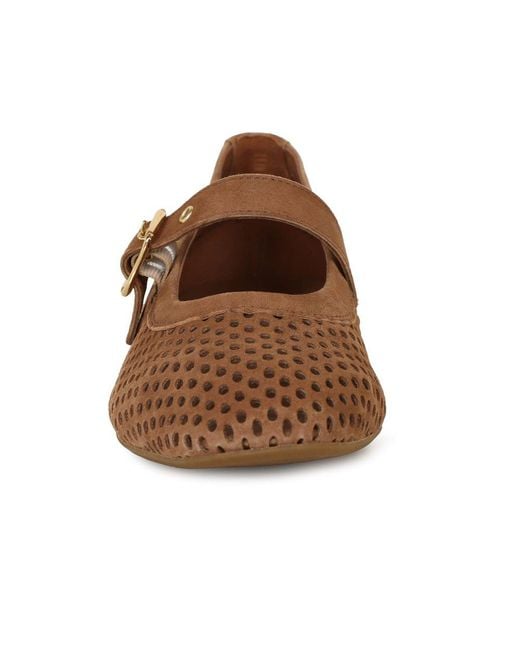 Paul Green Brown Stella Ballerina Shoes