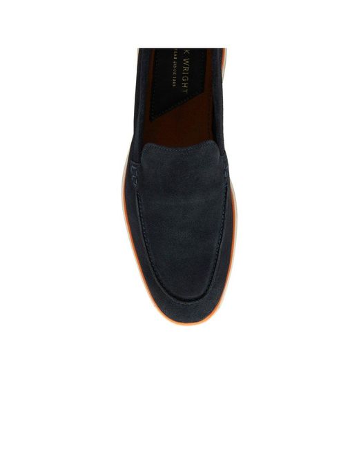 Frank Wright Blue Simmons Loafers for men