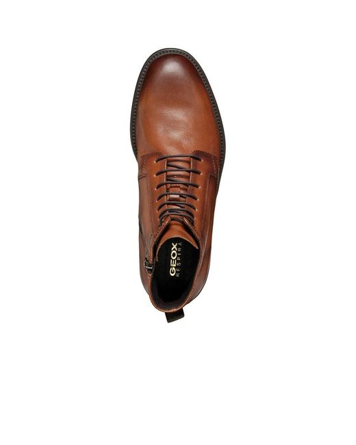 Geox Brown U Tiberio D Boots for men