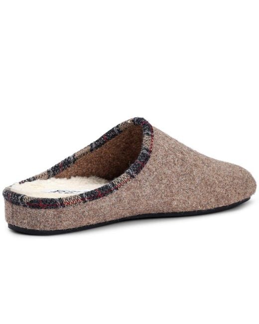 Hotter Brown Snooze Slippers for men
