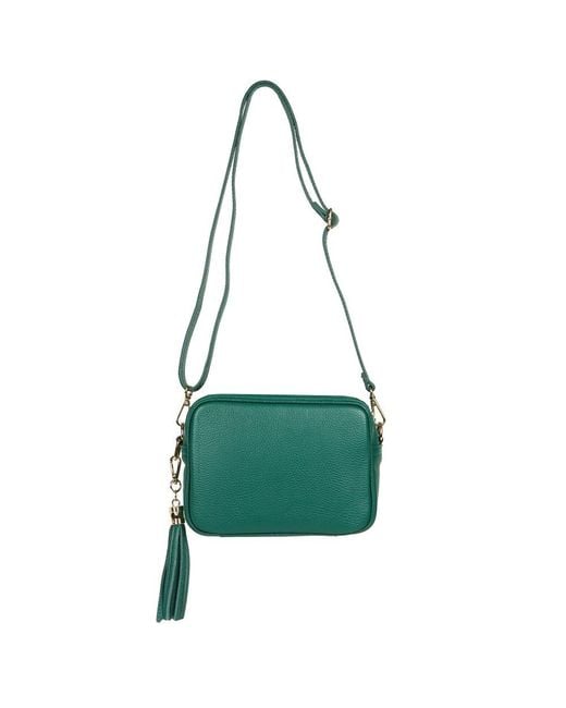 Elie Beaumont Green Crossbody 2 Customisable Handbag