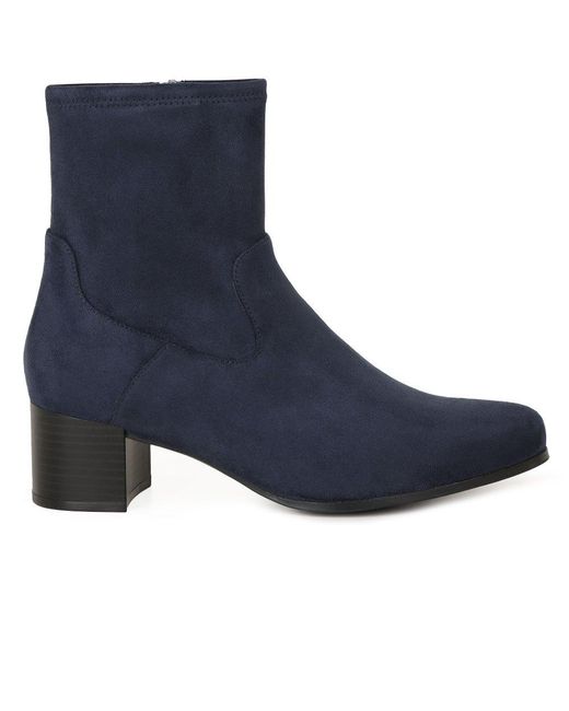 Caprice Blue Catrina Ankle Boots