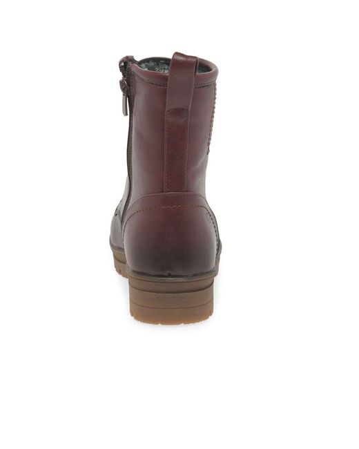 Heavenly Feet Brown Avery Ankle Boots