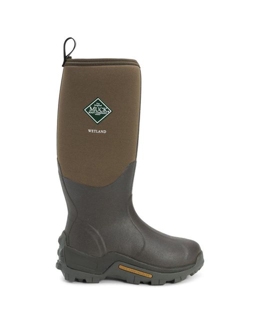 Muck Boot Brown Wetland Hi Wellingtons
