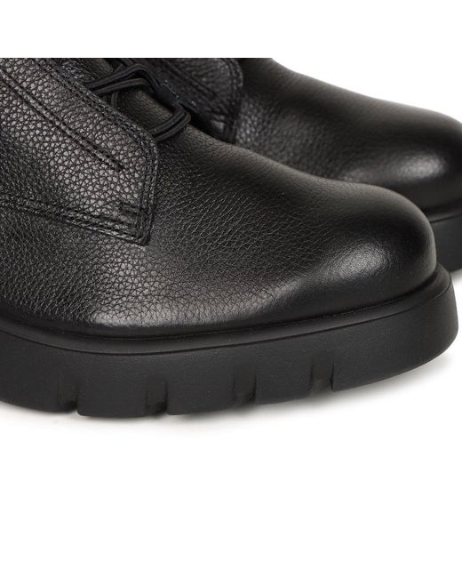 Paul Green Black Paul Cara Biker Boots Leather