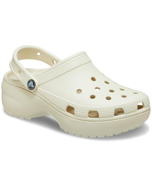 CROCSTM Natural Classic Platform W Clog