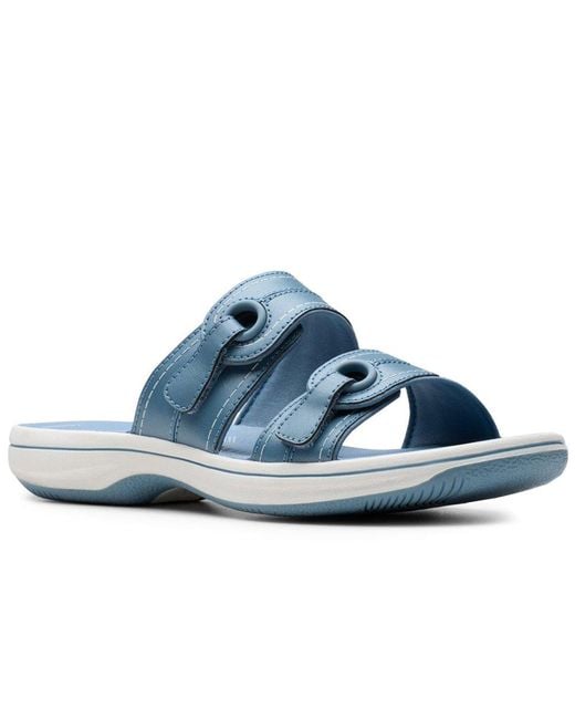 Clarks Blue Brinkley Maye Sandals