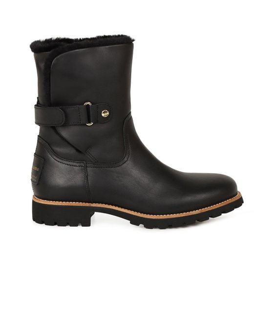 Panama Jack Black Felia Trav B3 Ankle Boots