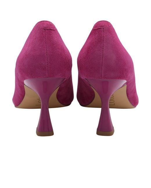 Lotus Purple Lilian Court Shoes