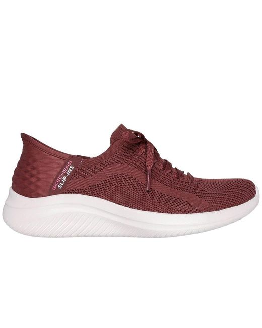 Skechers Purple Ultra Flex.0 Best Time Trainers