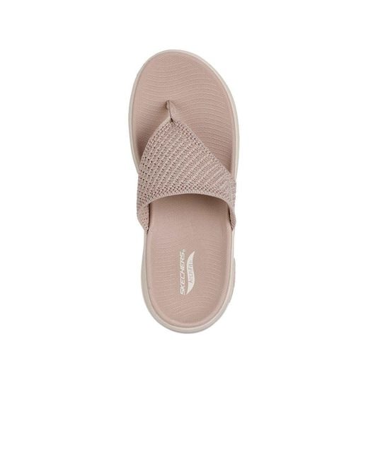 Skechers Brown Go Walk Arch Fit 2.0 Sandals