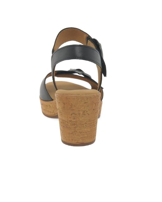 Gabor Brown Fantastica Sandals