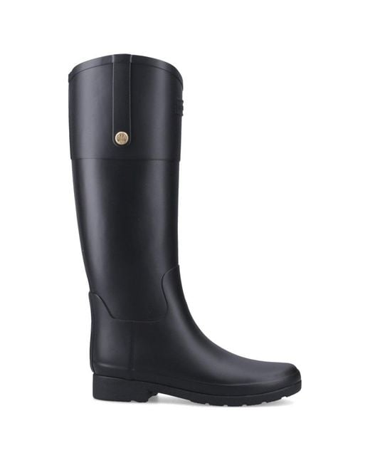 Hunter Black Refined Riding Boots