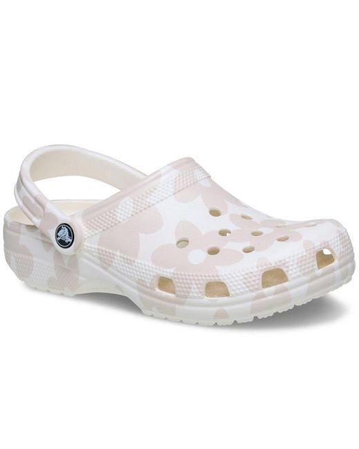 CROCSTM White Classic Pop Petals Clogs