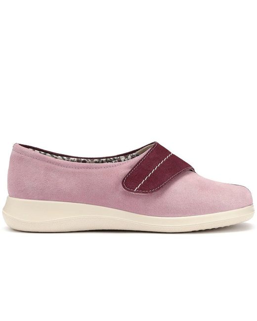 Hotter Pink Wrap Slippers