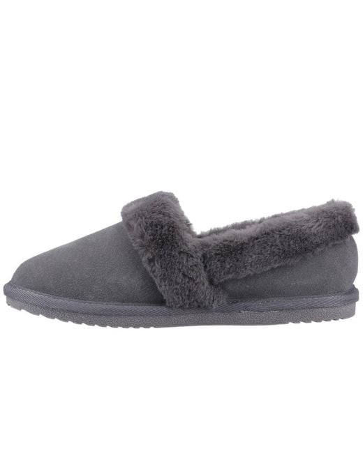 Hush Puppies Gray Ariel Slippers
