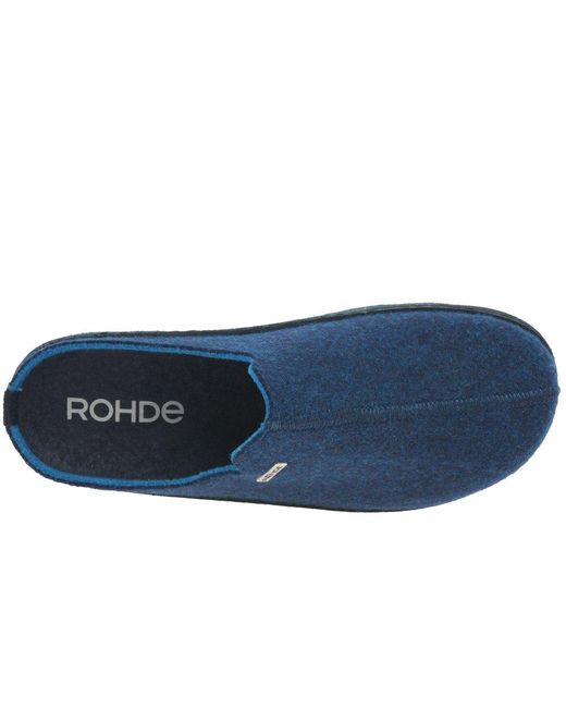 Rohde Blue Fog Mule Slippers