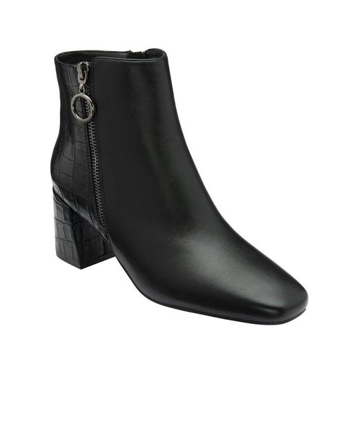 Lotus Black Michaela Ankle Boots