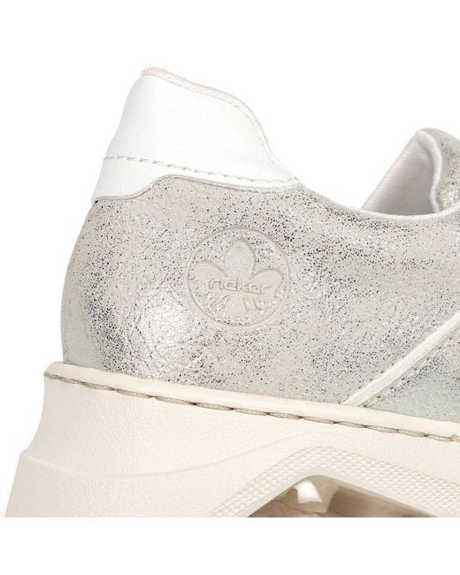 Rieker White Trap Trainers