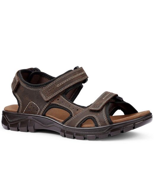 Hotter Brown Lorenzo Sandals for men