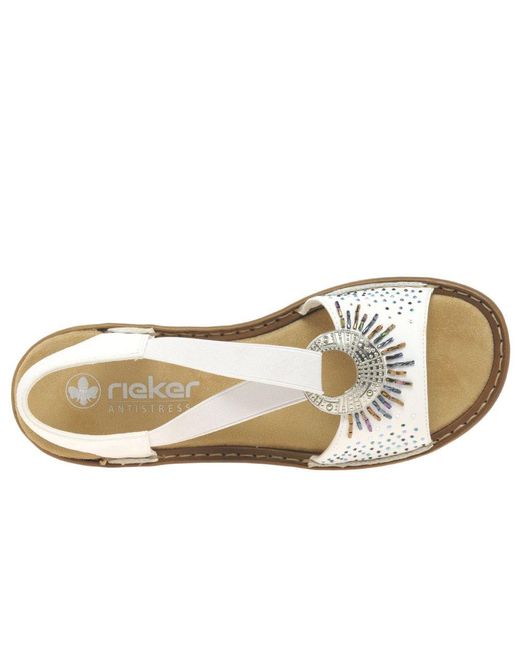 Rieker Gray Halo Sandals
