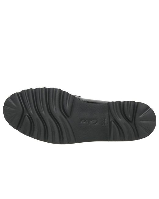 Gabor Black Squeeze Loafers