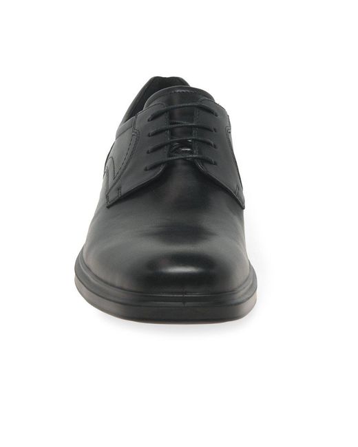 Ecco Black Helsinki 2.0 Plain Toe Tie Shoes Eu 39 (Us 5-5.5) D for men