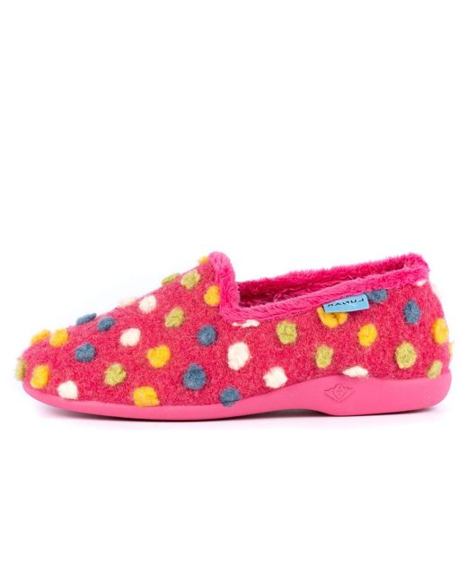 Lunar Pink Helix Slippers