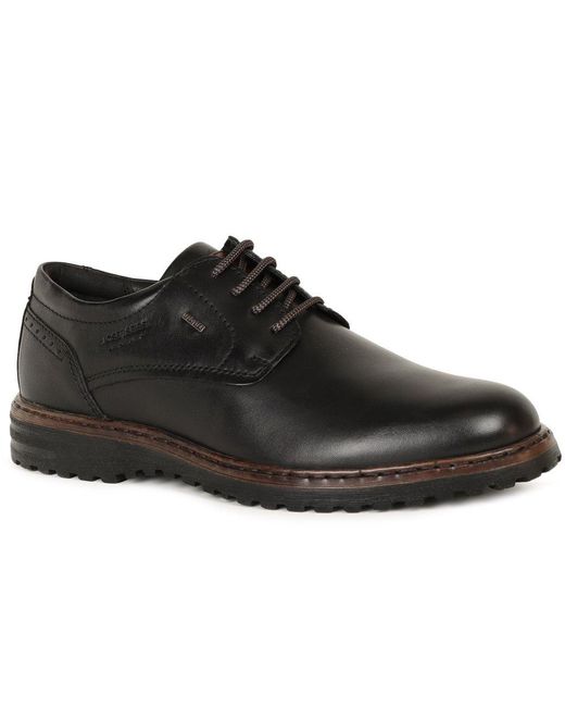 Josef Seibel Black Erroll 50 Waterproof Shoes for men