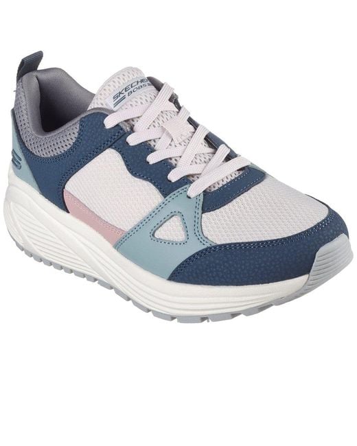 Skechers Blue Bobs Sparrow 2.0 Retro Clean Trainers Size: 3