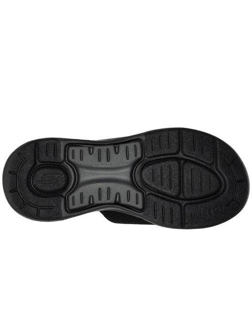 Skechers Black Go Walk Arch Fit Joyful Mule Sandals