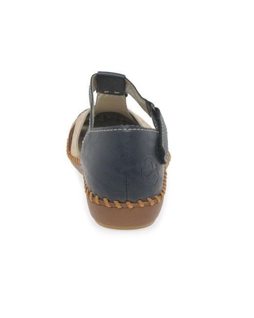 Rieker Blue Maria Sandals