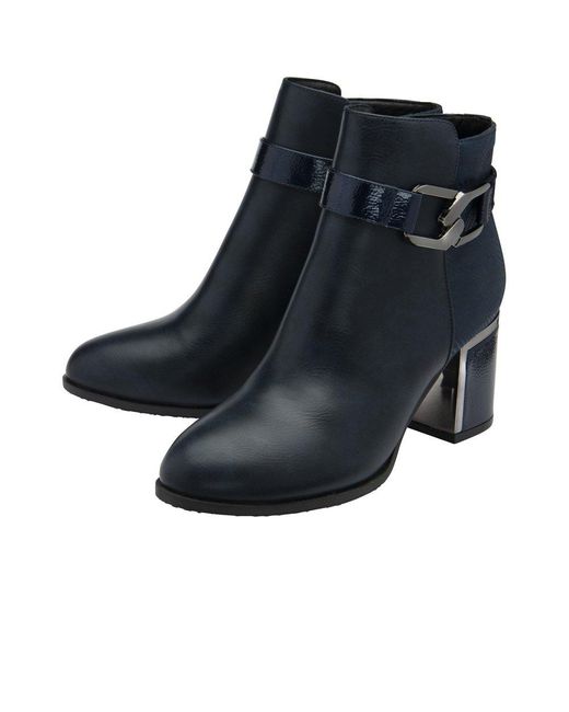 Lotus Blue Adelaide Ankle Boots