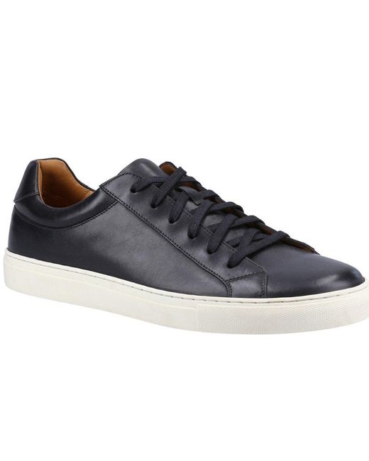 Hush Puppies Blue Colton Cupsole Trainers for men