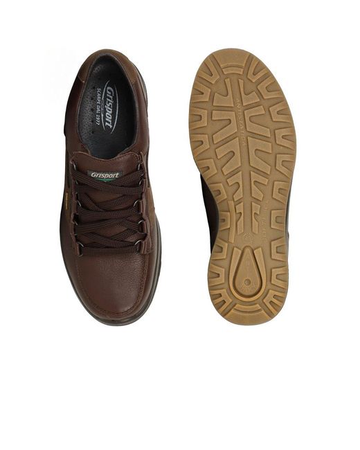 Grisport Brown Helford Walking Shoes for men